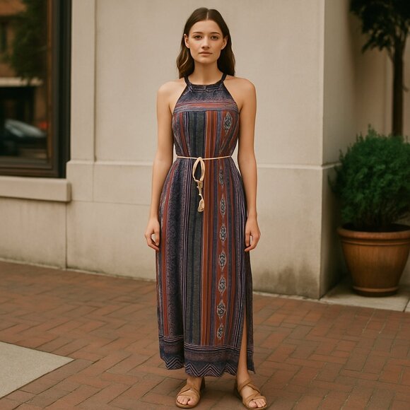 Tribal Maxi Dress - Picture 1 of 7